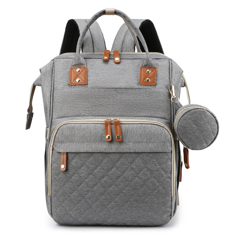 Backpack Diaper Bag & Crib