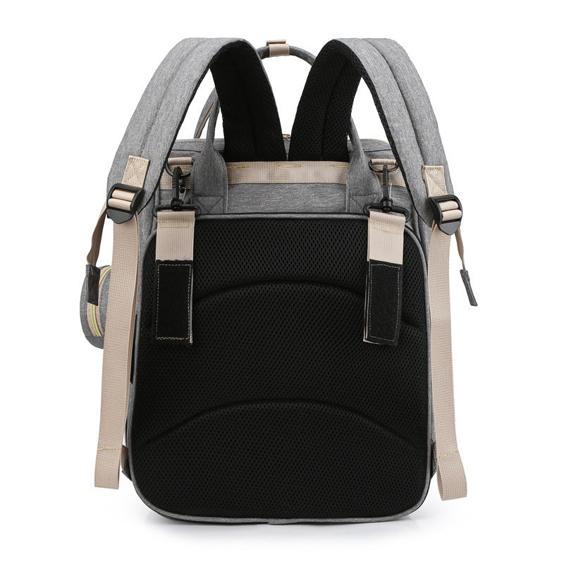 Backpack Diaper Bag & Crib