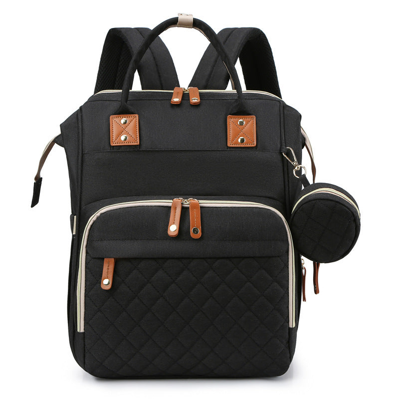 Backpack Diaper Bag & Crib